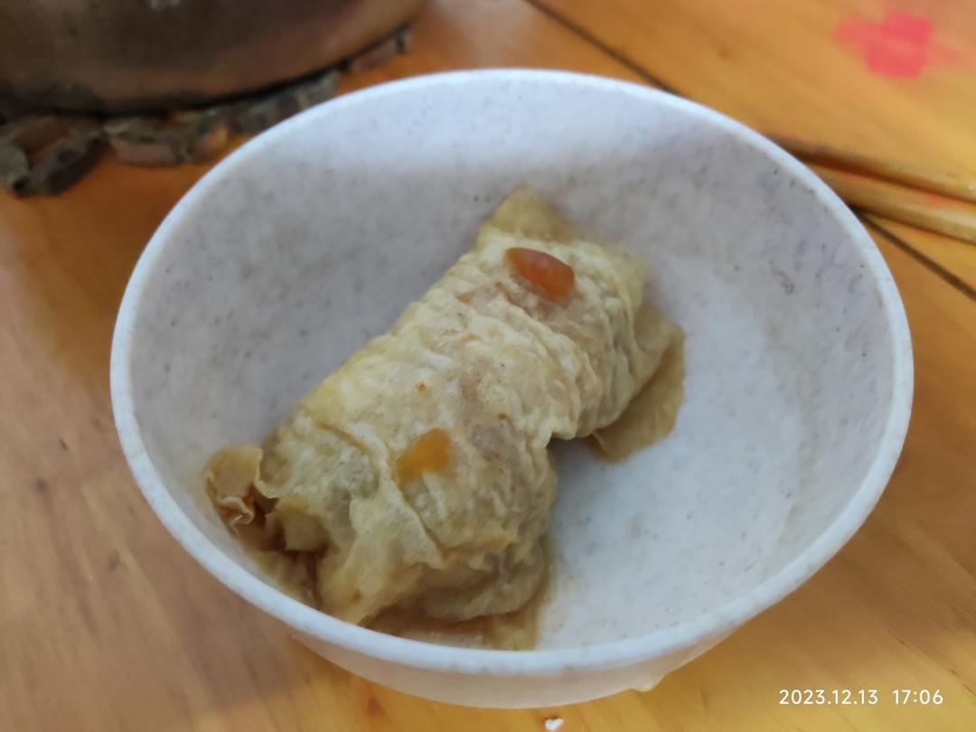 好吃到起飞❗️虾滑肥牛响铃卷❗️一口下去三层口感