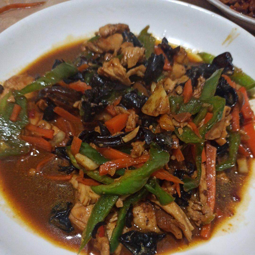 米饭🍚杀手鱼香鸡丝         （减脂期也可以吃）