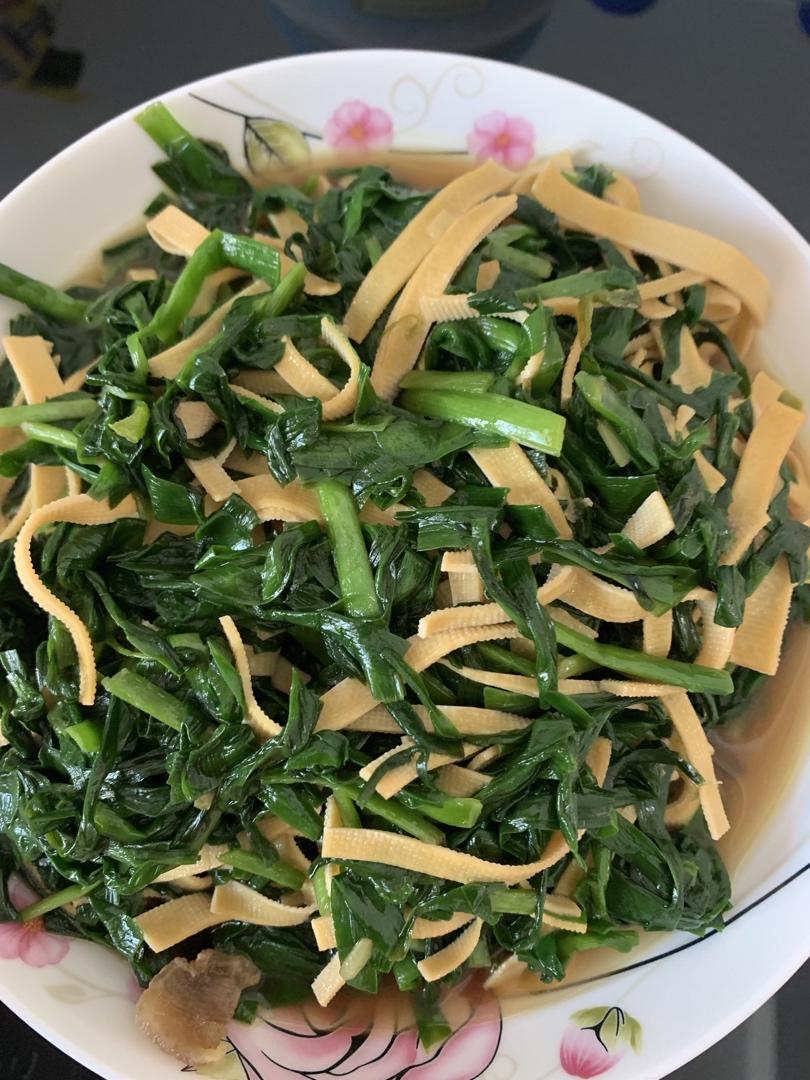 韭菜炒千张豆腐（干丝）