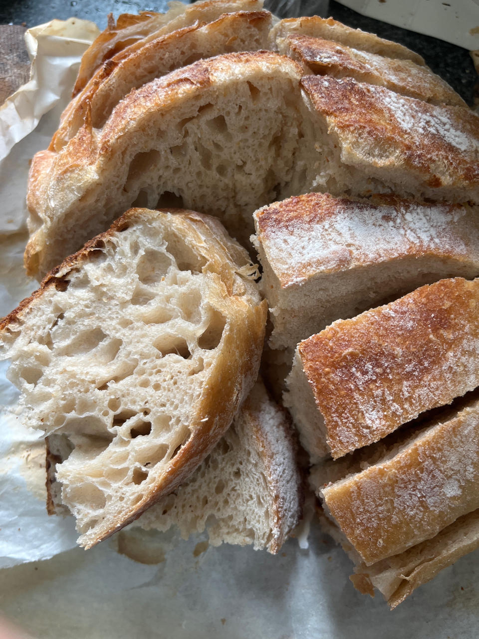 基础欧包练习-室温折叠隔夜冷藏（波兰种）