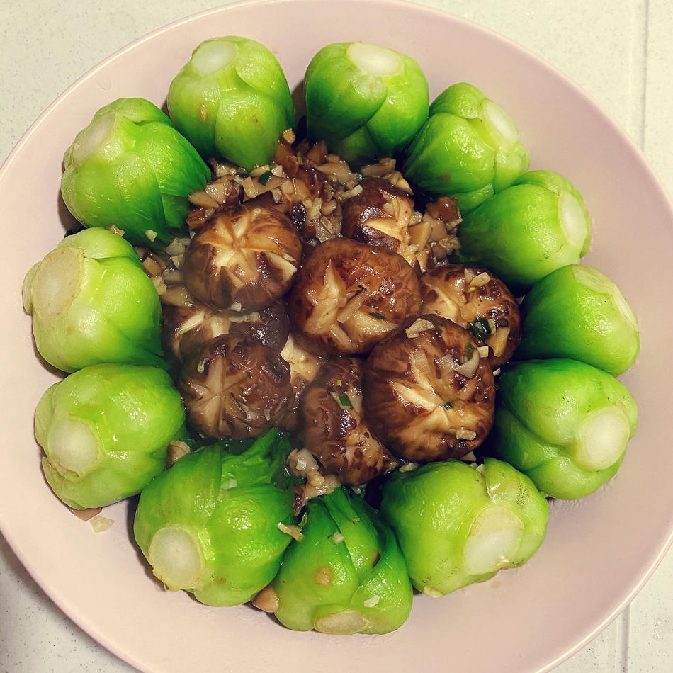 蚝油香菇小油菜