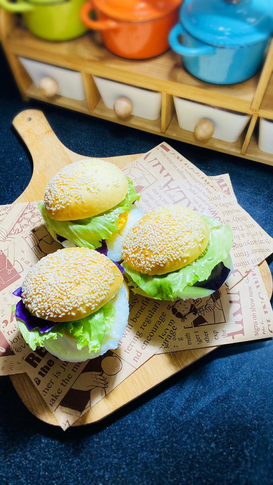 100%成功的汉堡胚