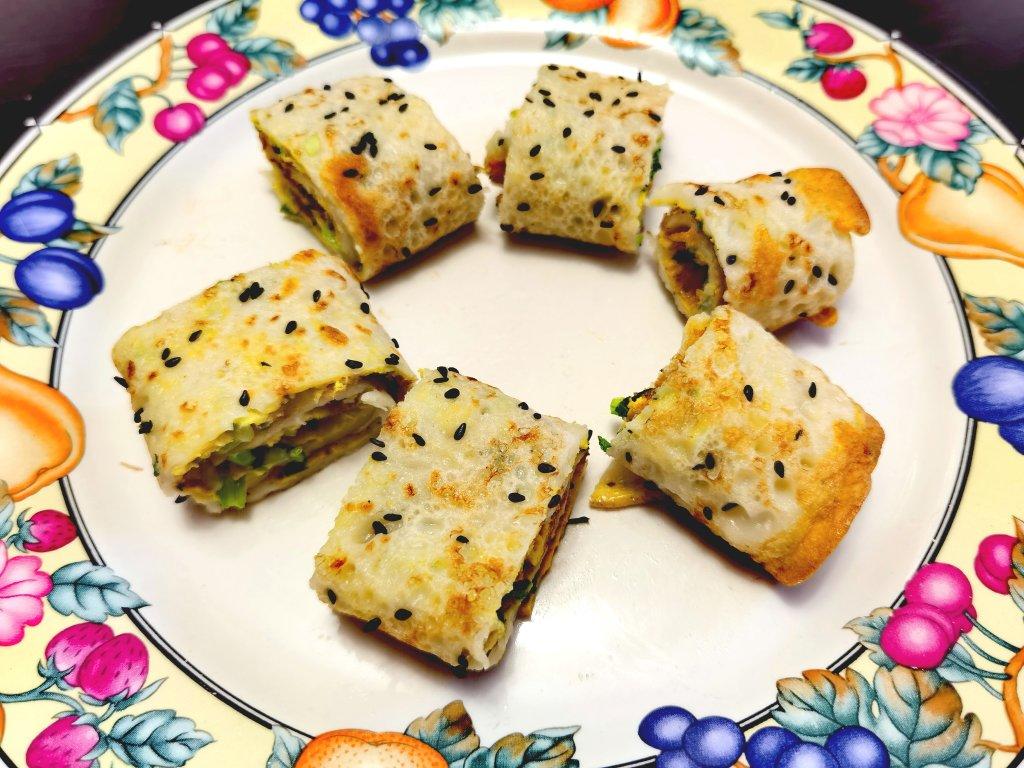 快手早餐：葱花鸡蛋饼