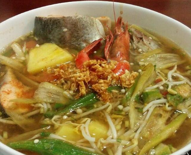 越南酸辣海鲜汤的做法