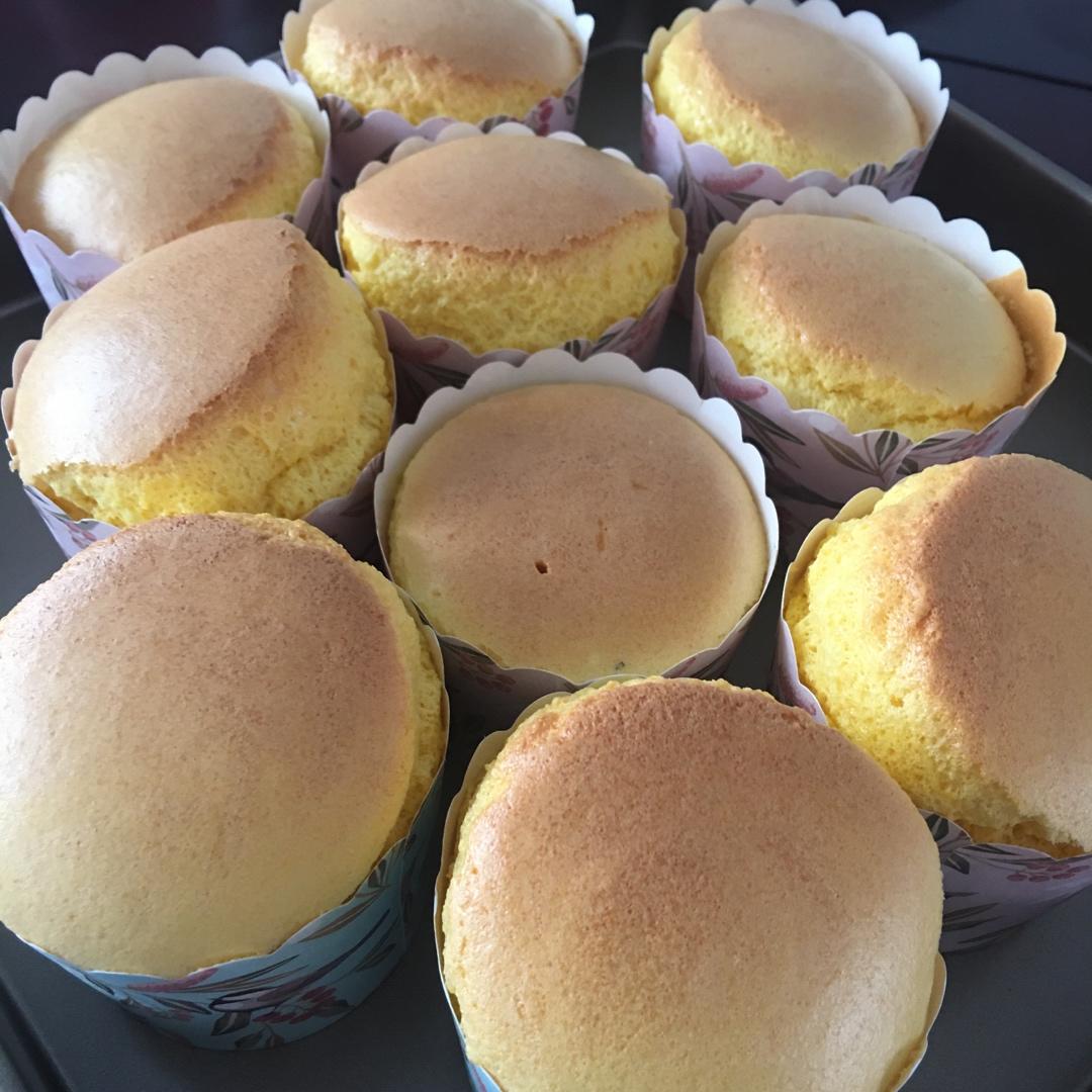 纸杯蛋糕 8寸戚风蛋糕的量