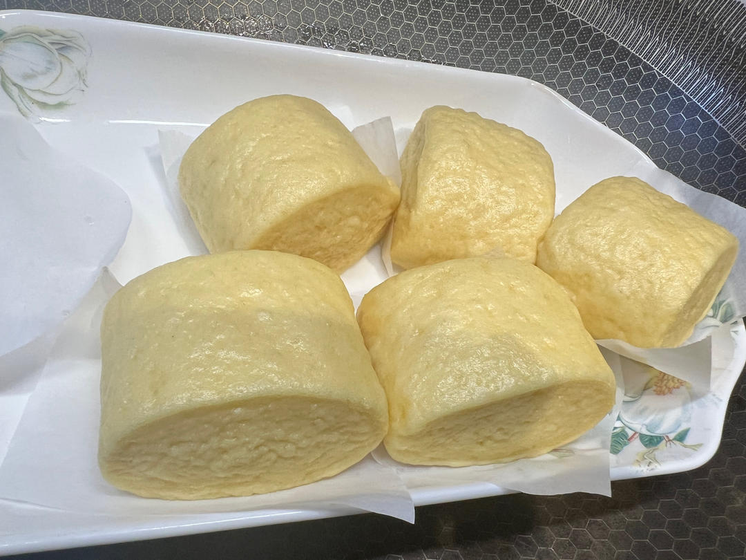 奶香玉米面馒头（一次发酵）