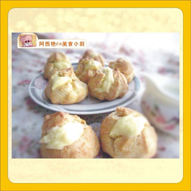 卡仕达奶油馅泡芙