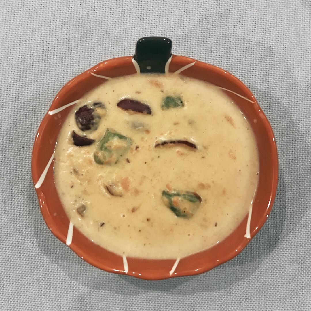 南瓜牛奶年糕汤