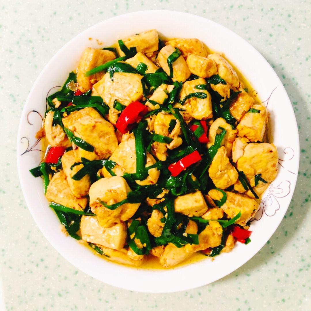 豆腐伴侣—韭菜