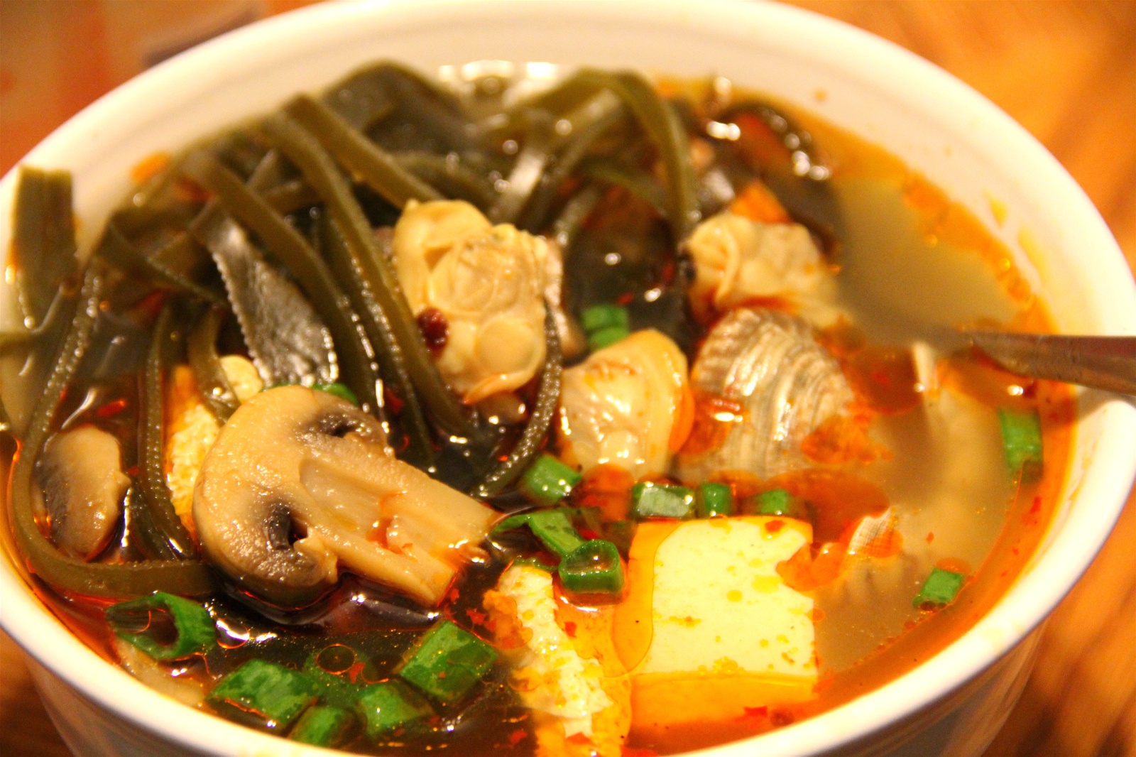 海带豆腐蛤蜊汤