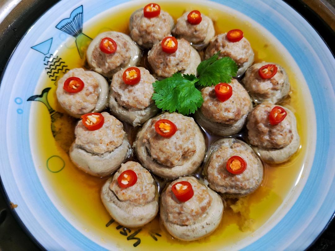 口蘑酿肉