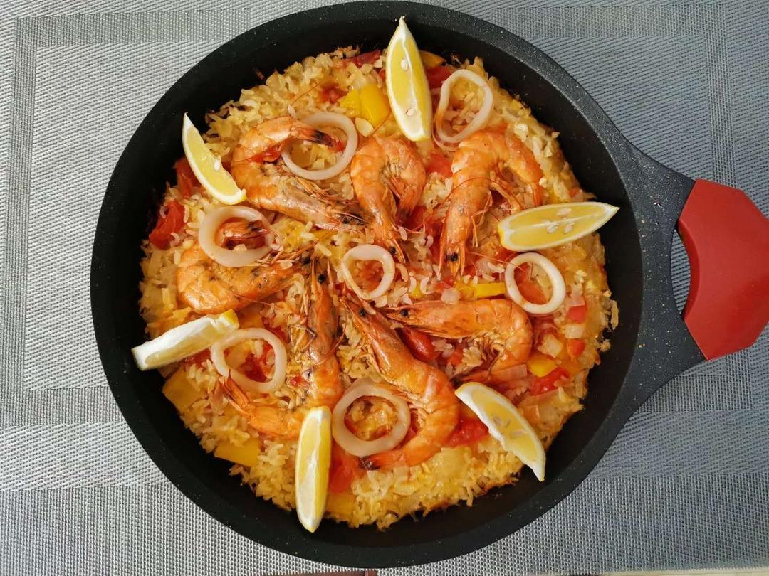 西班牙海鲜烩饭的做法