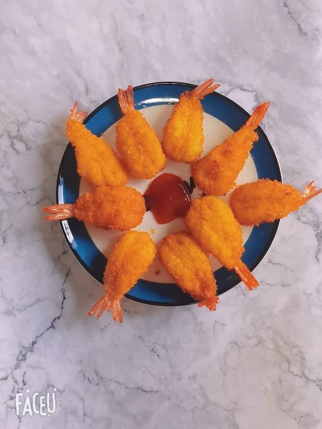 面包糠炸虾