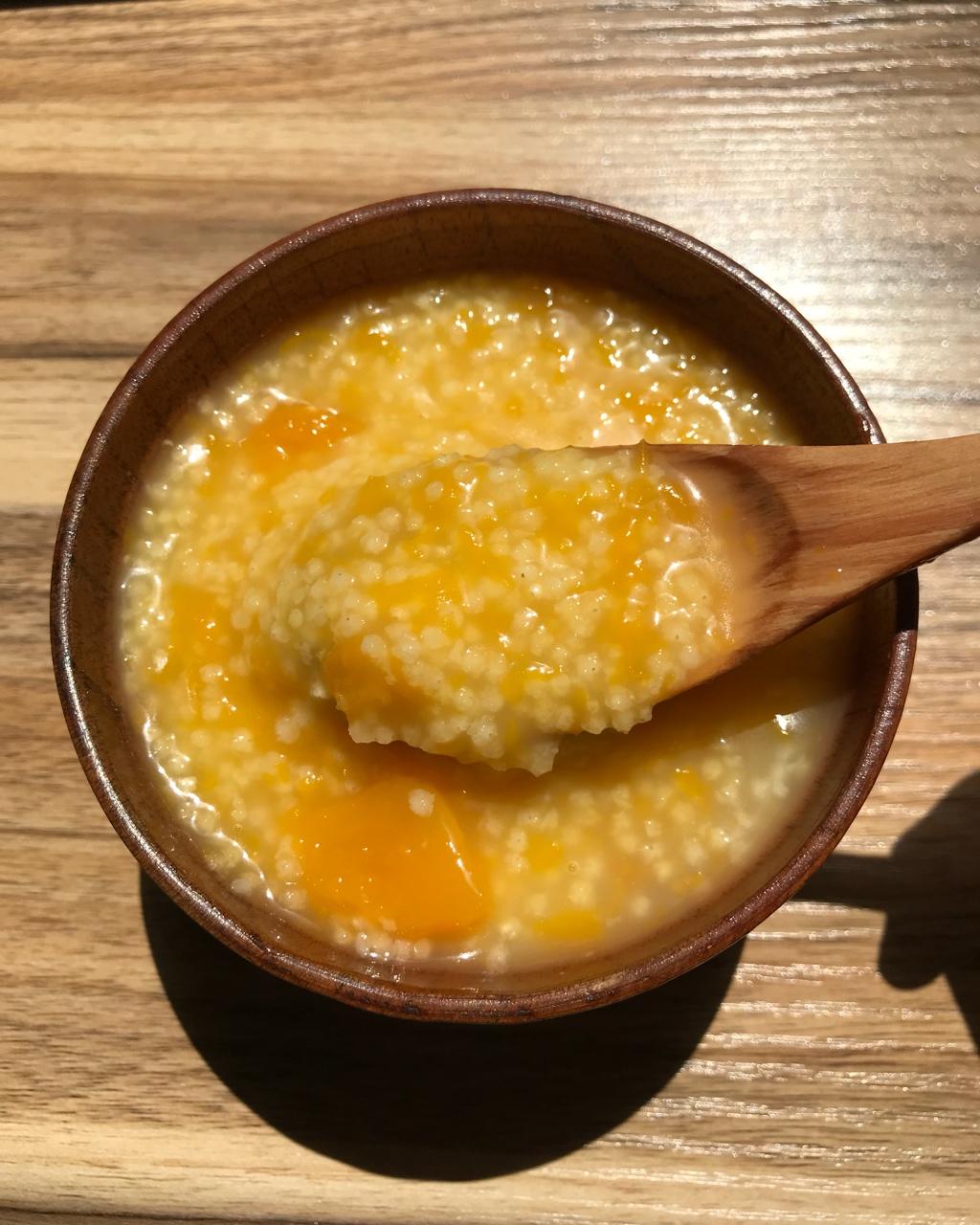 l继续努力做的南瓜小黄米粥