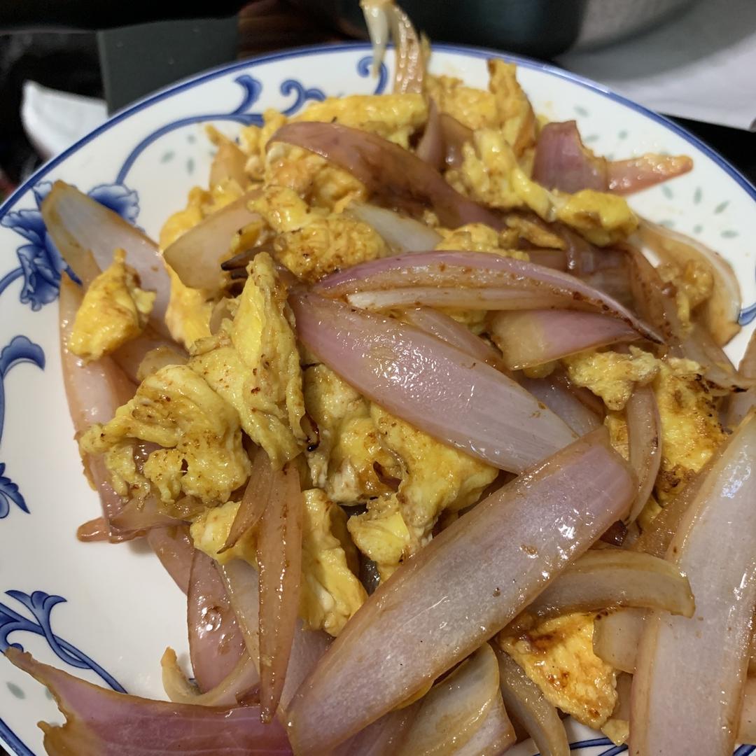 洋葱炒鸡蛋