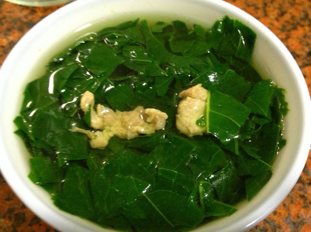 做过 上汤豆苗 这是自家阳台种的豆角叶