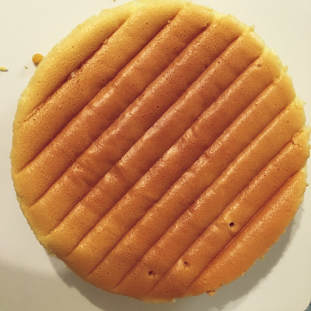 超好记八寸戚风蛋糕（后蛋法）