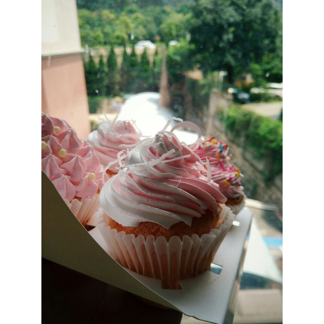 Pink Champagne Cupcakes（粉色香槟杯子蛋糕）
