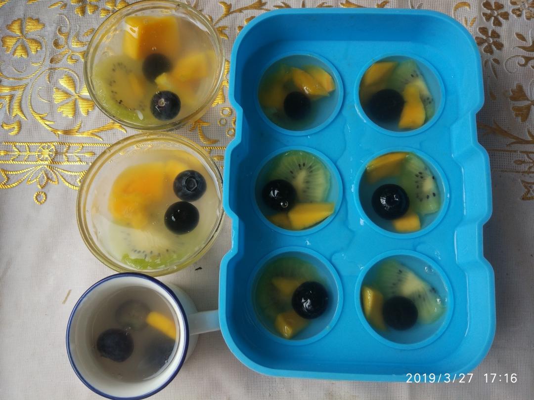 青椰汁水果冻