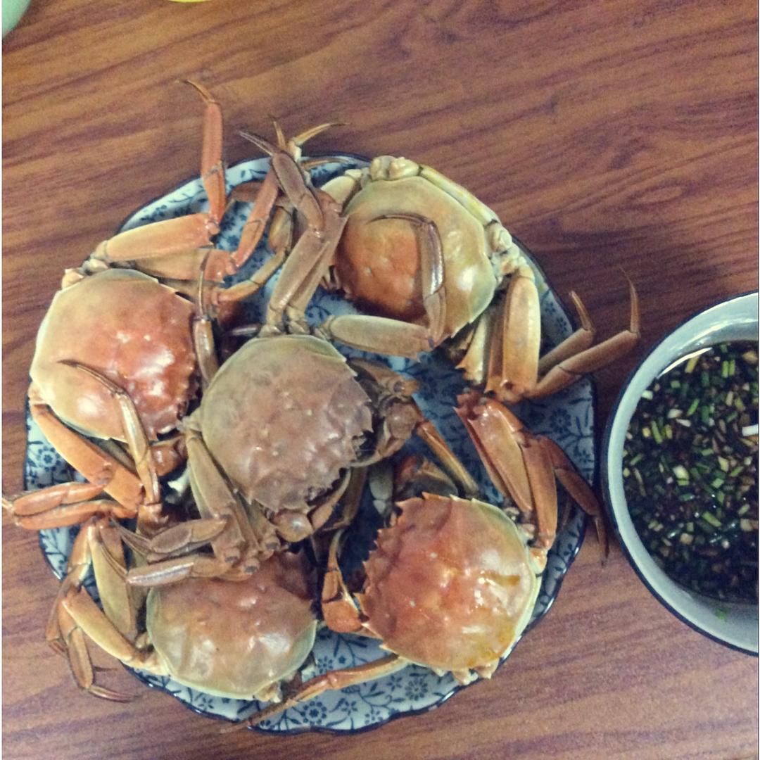 清蒸大闸蟹