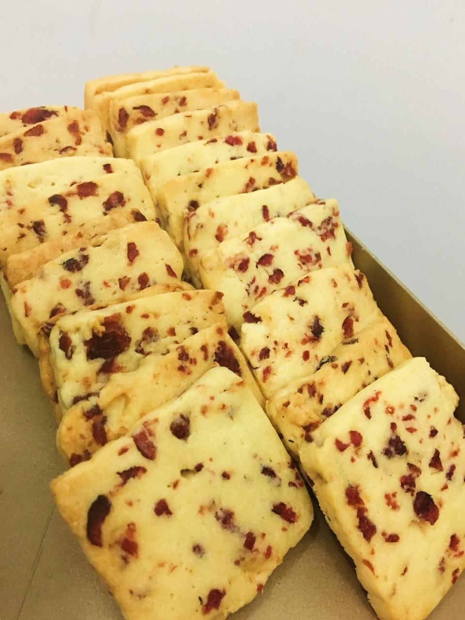 低糖少油版蔓越莓饼干