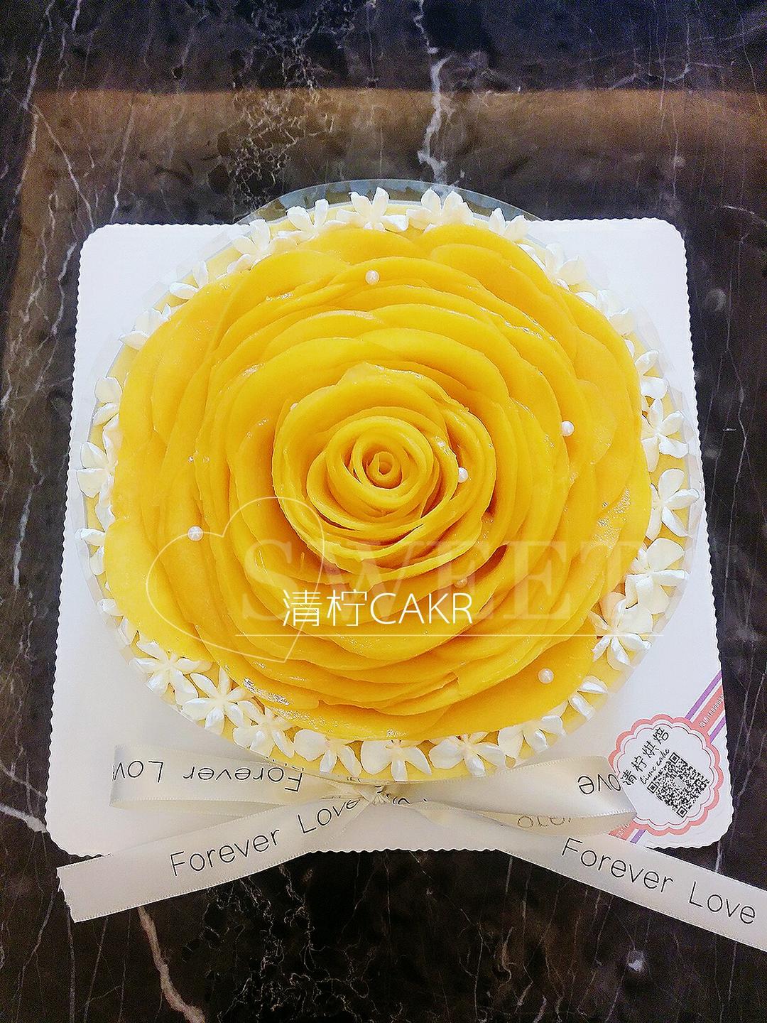 《Tinrry下午茶》教你做芒果流心慕斯（6寸配方）