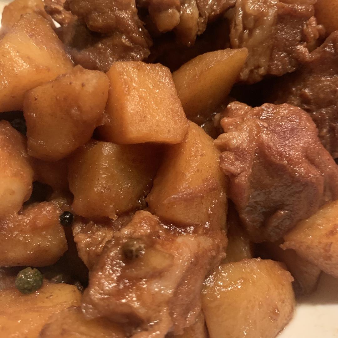 土豆炖排骨