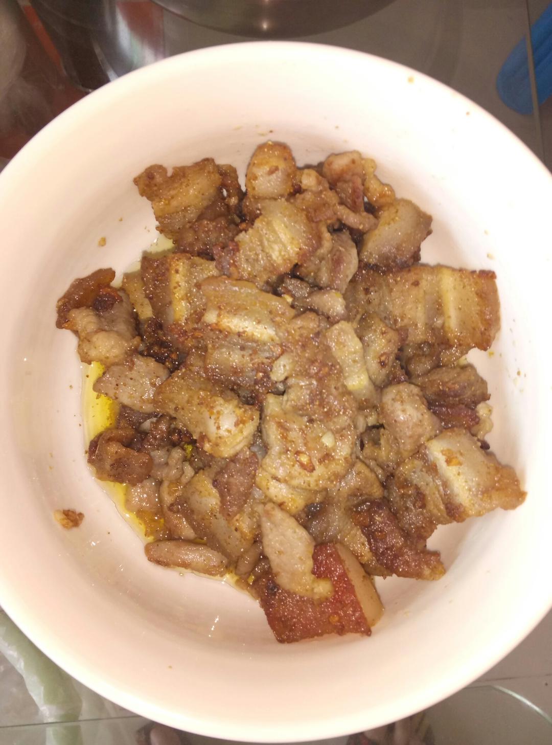 孜然烤五花肉