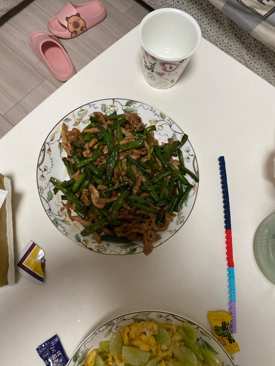 豆角炒肉丝