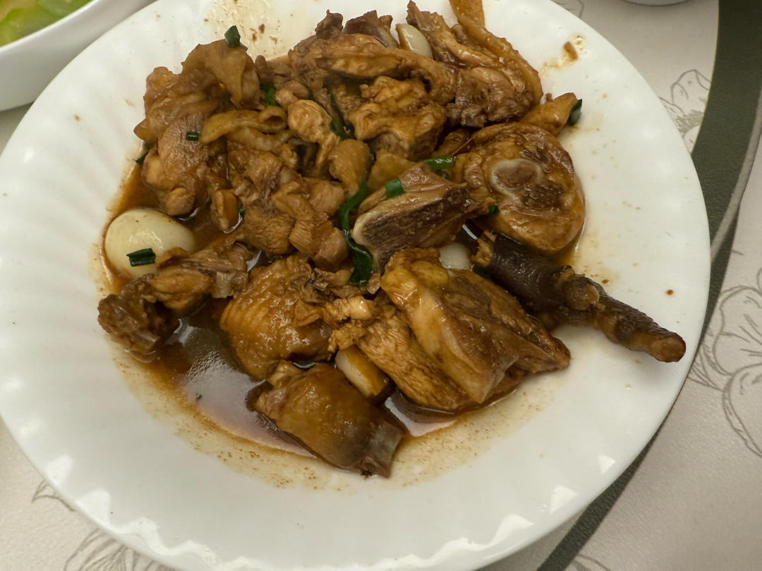 葱油焖鸡
