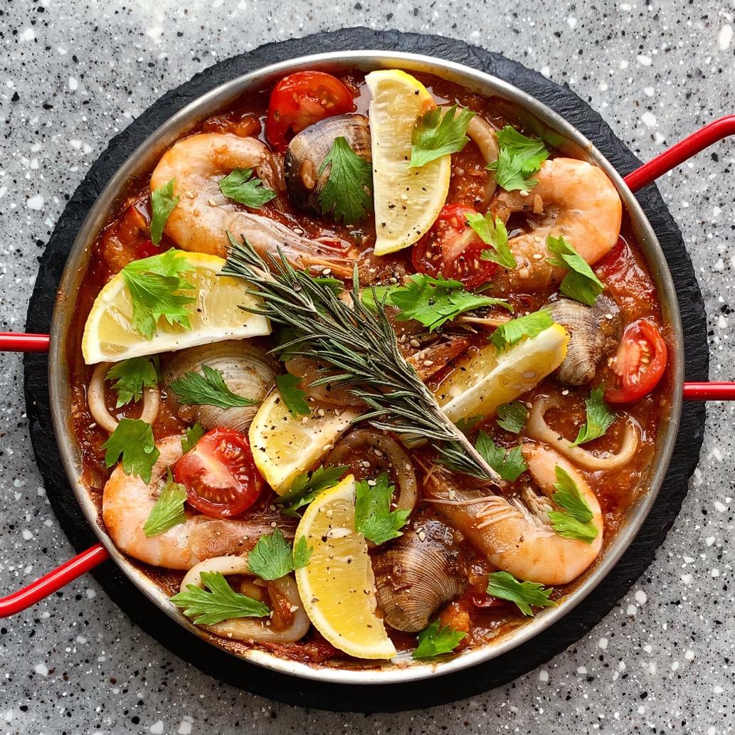 【曼食慢语】Seafood Paella 西班牙海鲜饭