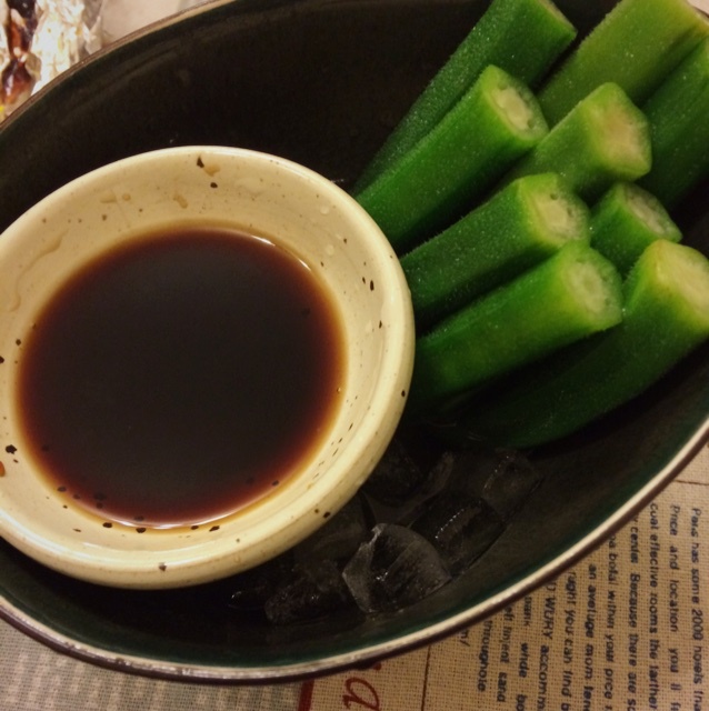 秋葵刺身