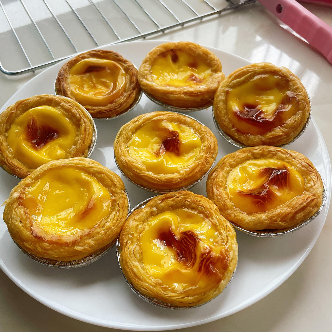 超嫩滑的葡式蛋挞(全蛋版)新手友好『秒杀KFC』