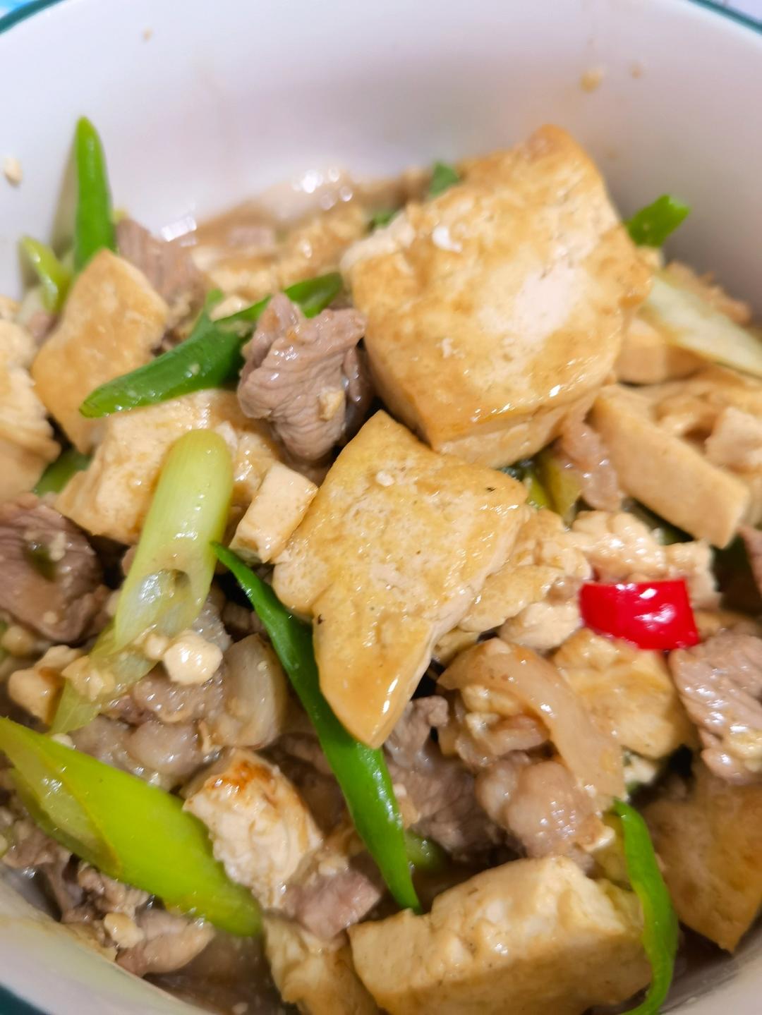 大葱烧豆腐
