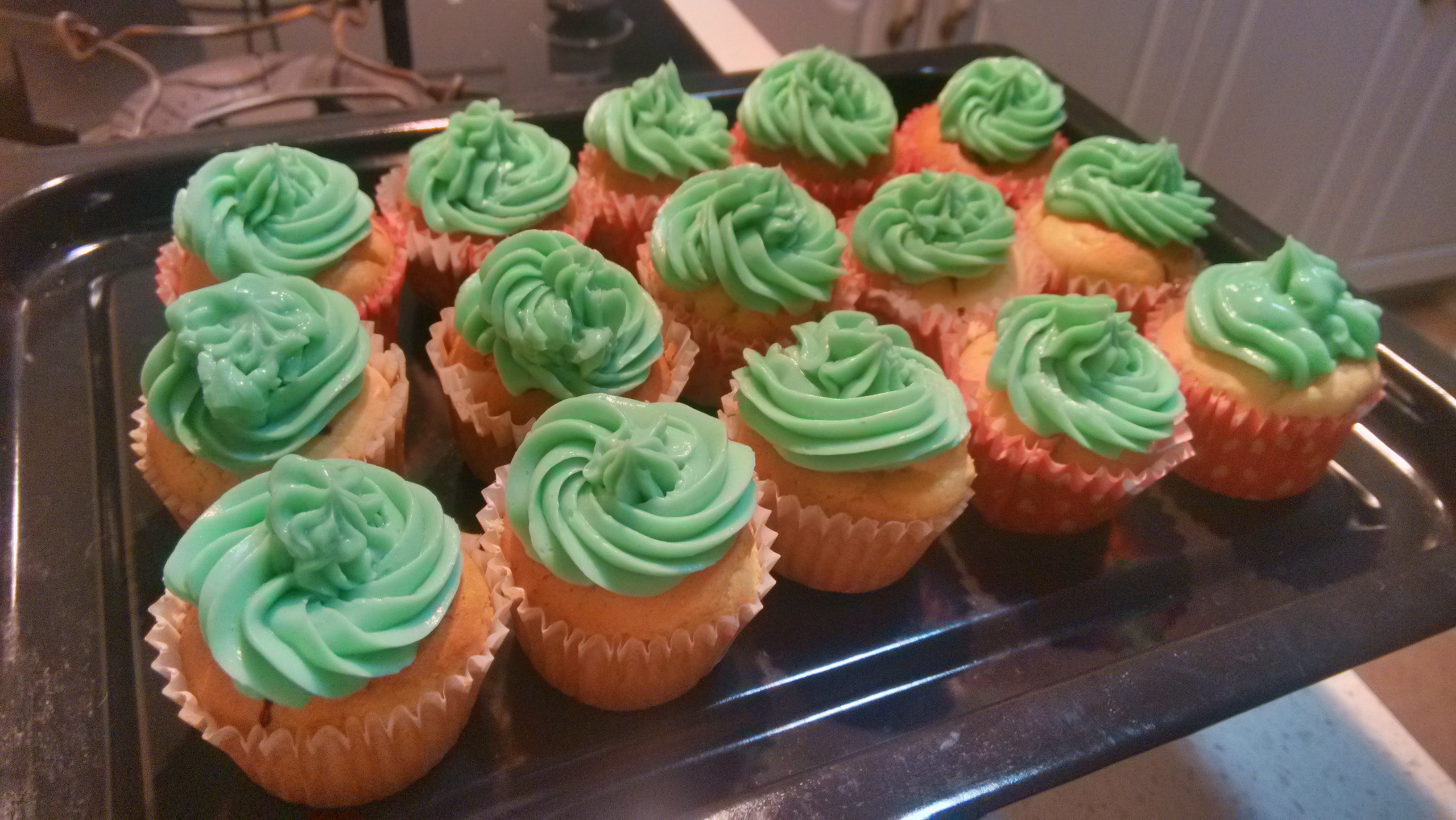 彩虹杯子蛋糕cupcake~