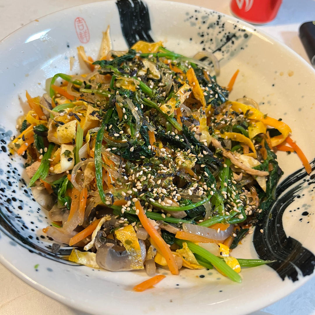 停不下来快手韩式拌杂菜