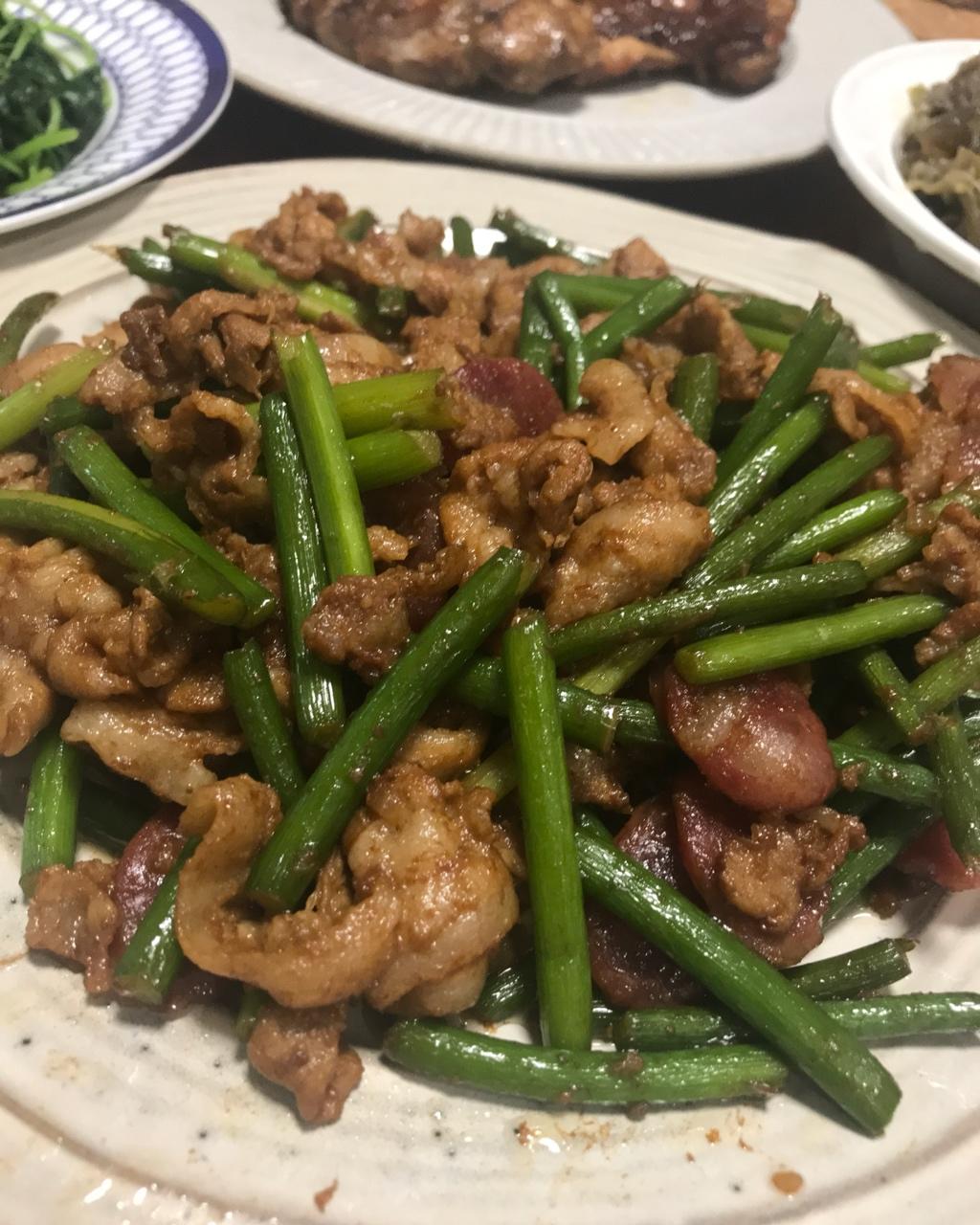 蒜薹炒肉