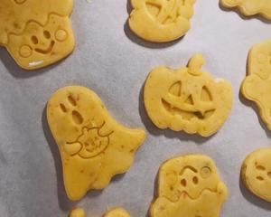 Halloween cookie万圣节饼干南瓜饼干的做法 步骤8