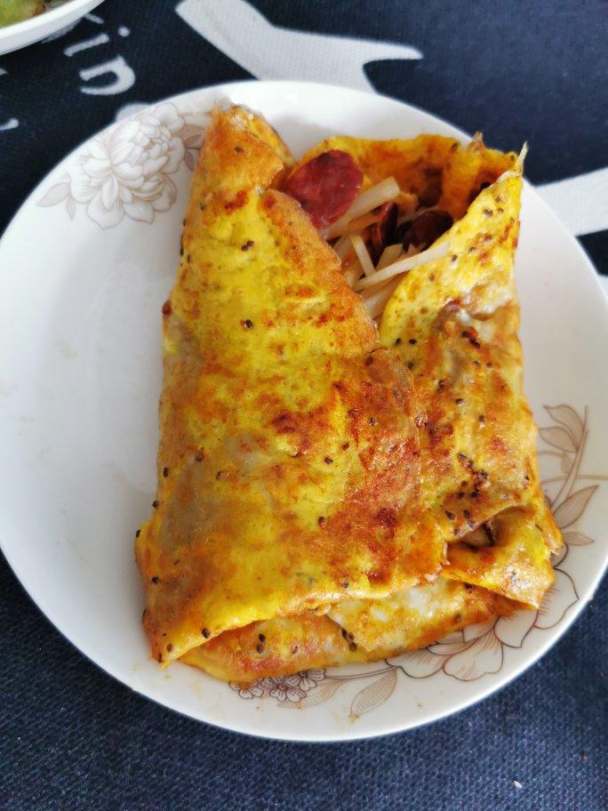鸡蛋卷饼（路边摊复制版）