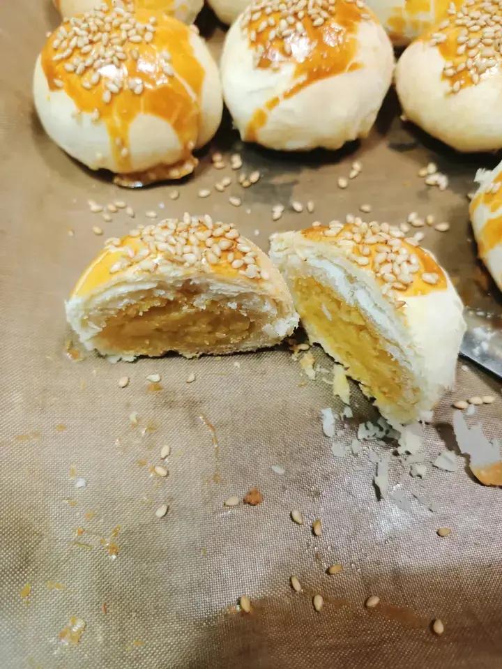 万能素油酥点（蛋黄酥、老婆饼、红豆酥、绿豆酥、鲜肉月饼）通用酥皮