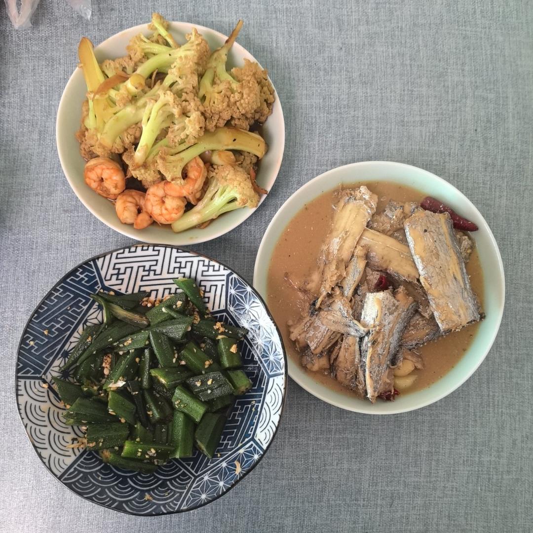 花菜炒虾仁