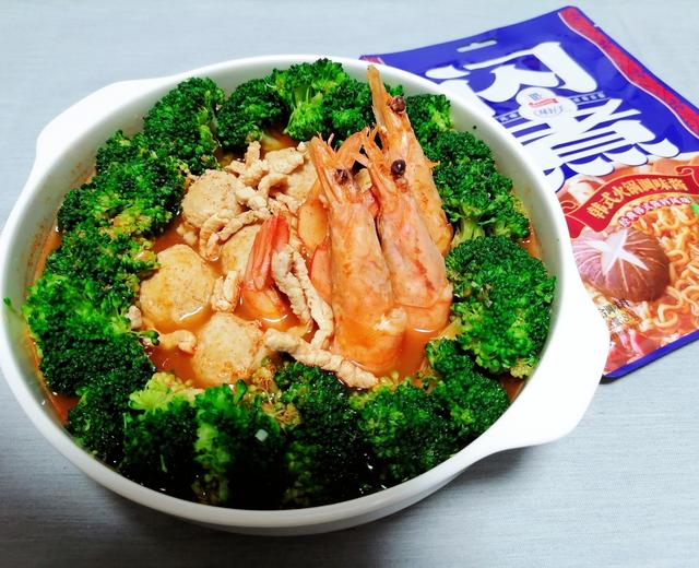 韩式西兰花海鲜汤的做法