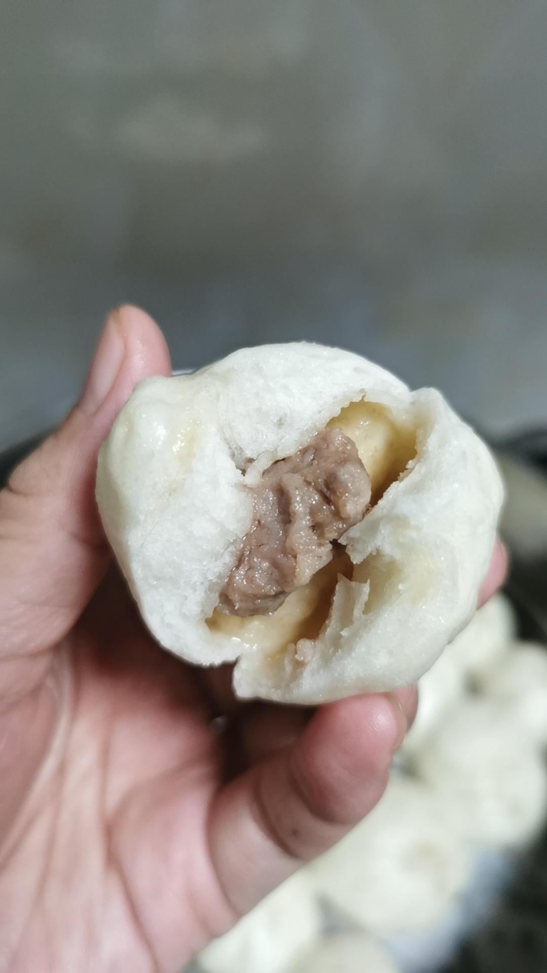 蒸烤箱做的波兰种包子超级软，放凉了也不硬！