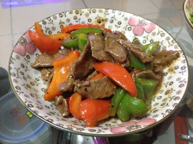 黑椒牛柳