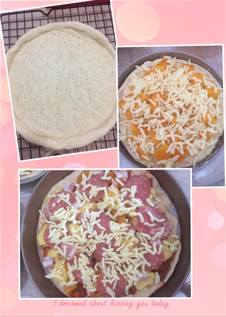 八寸披萨饼皮（四个）制作