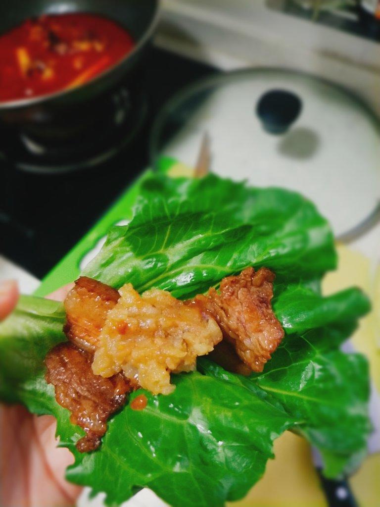 超正宗❗️平底锅版超快手韩式烤五花肉🔥