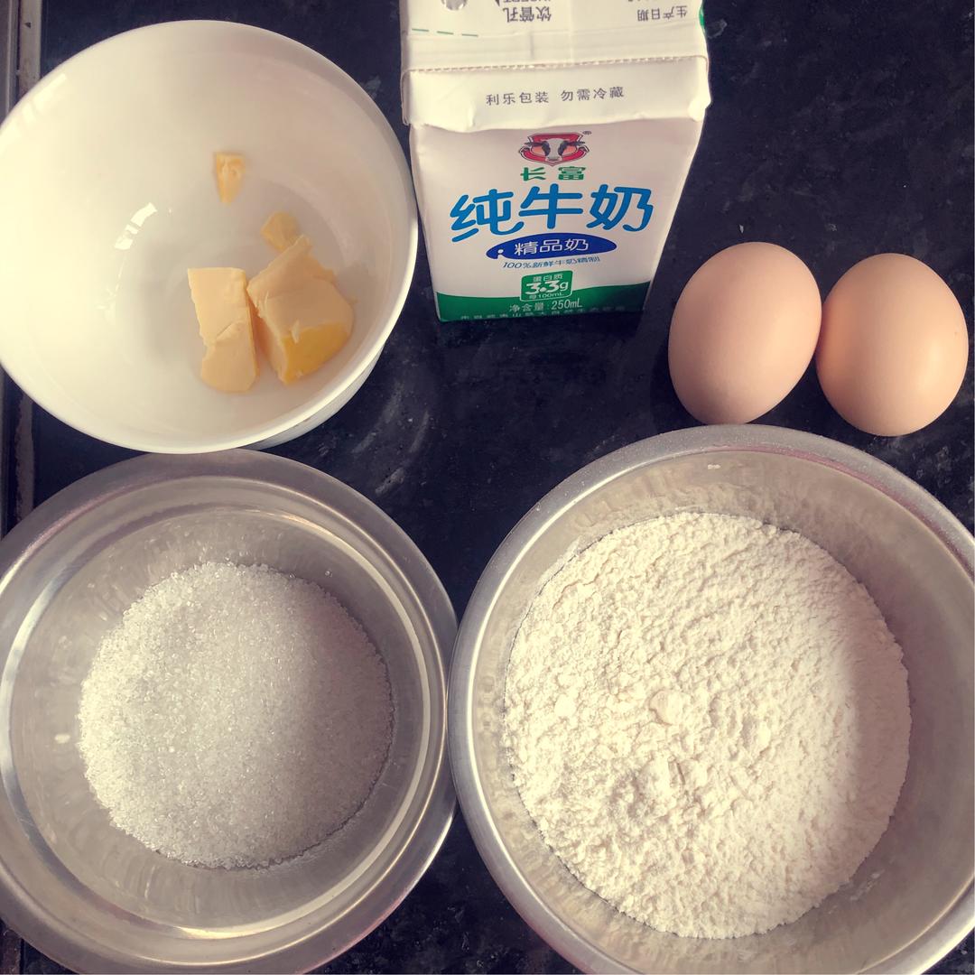 纯奶手撕吐司的做法 步骤1