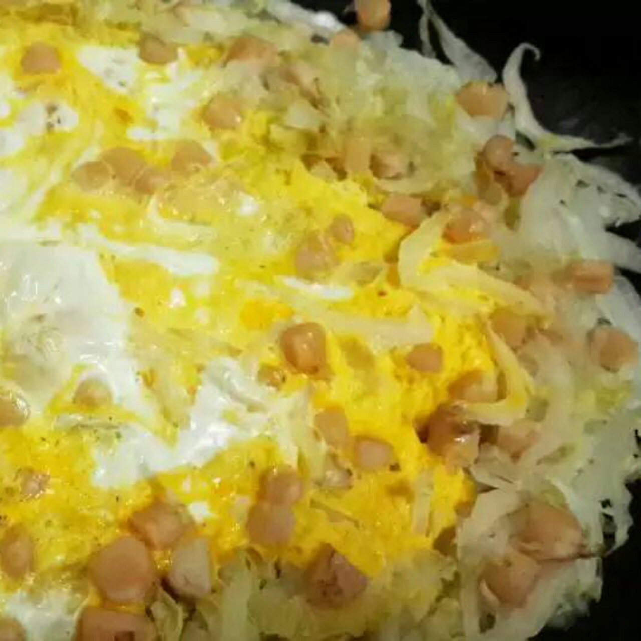 素赛螃蟹----干贝白菜滑蛋