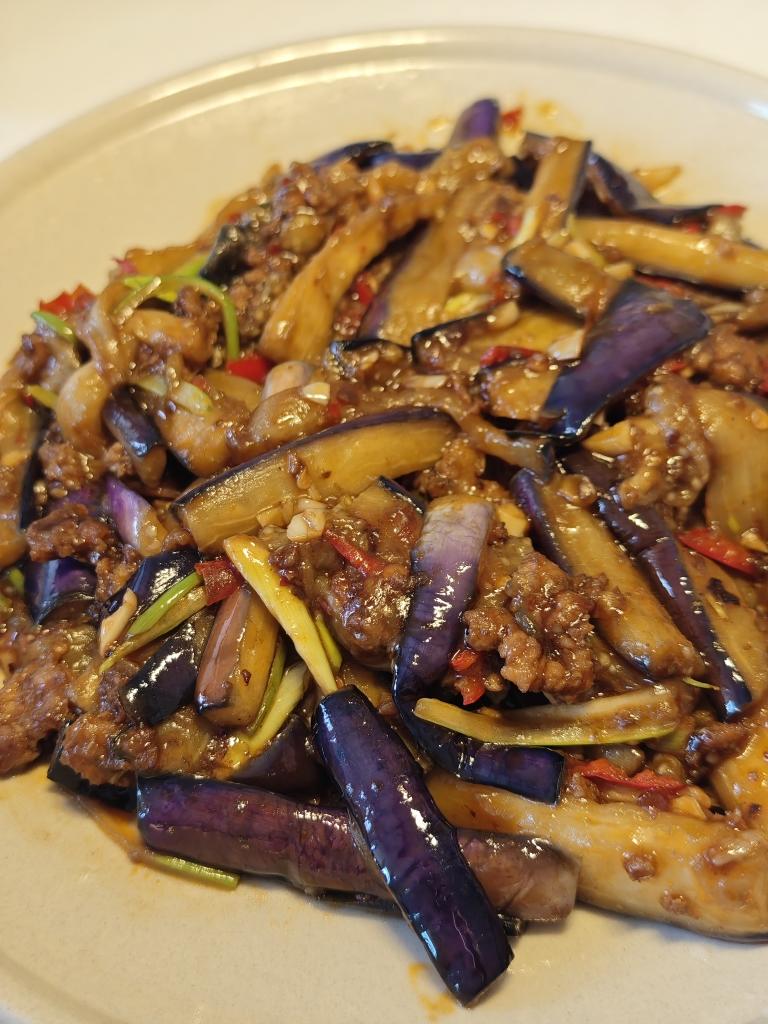 家常肉沫茄子