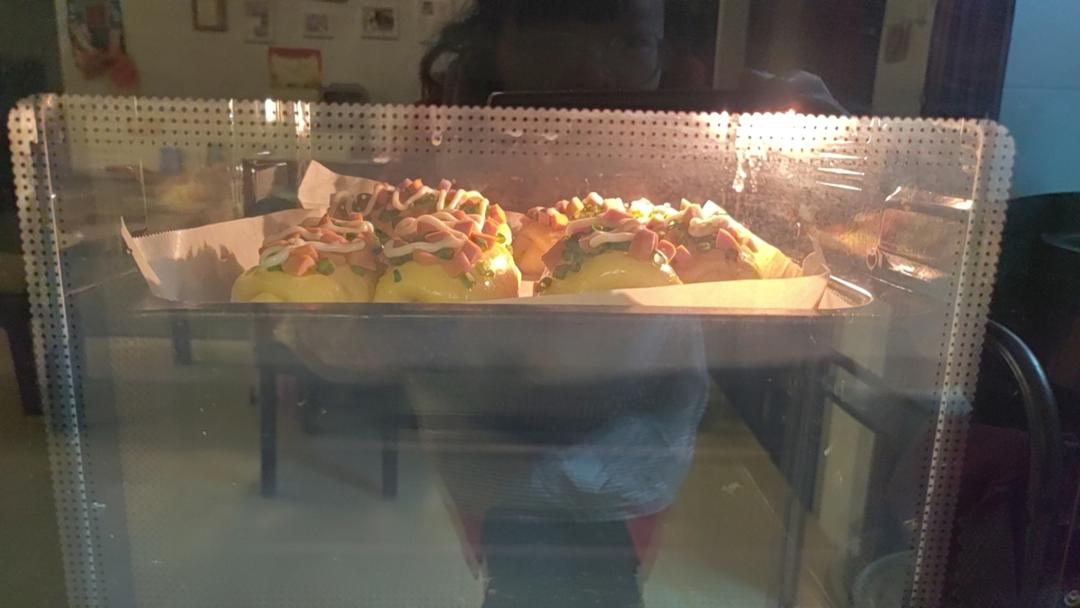 香葱火腿肉松面包